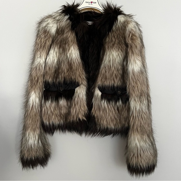 LANVIN x H&M Faux Fur Coat - Picture 12 of 14